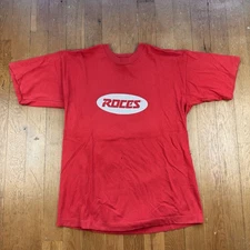 Vintage Roces Inline Skates Rollerblading Single Stitch Screen Stars T Shirt L
