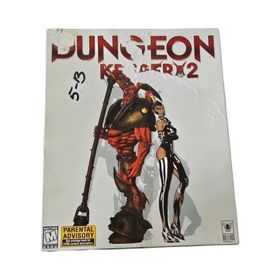 Dungeon Keeper 2 II PC Windows Almost CIB Big Box Bullfrog 1999 DungeonKeeper
