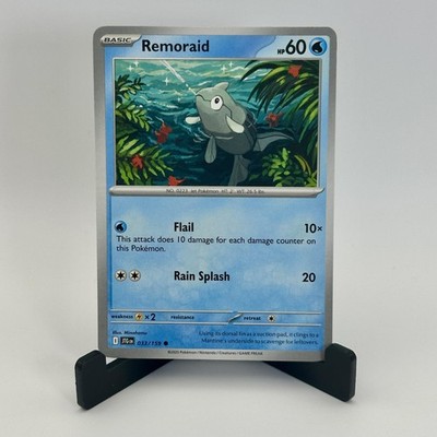 Pokemon SV09: Journey Together Remoraid #033/159 Common Near Mint or Better
