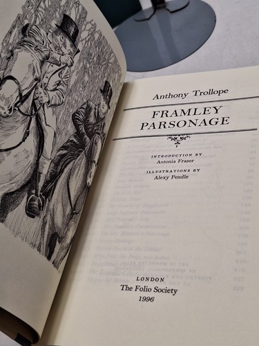 Framley Parsonage by Anthony Trollope 2nd Printing The Folio Society London 1996 - Imagen 4 de 8