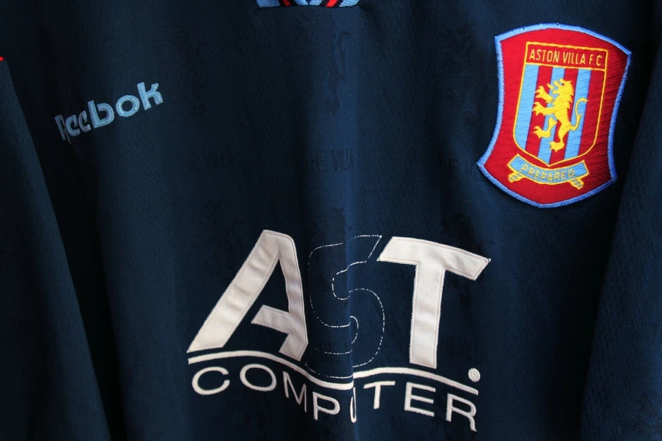 ASTON VILLA ENGLAND 1995/1996/1997 HOME #10 FOOTBALL SHIRT JERSEY REEBOK SIZE XL - Image 4 of 4