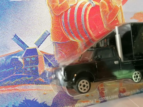 Löbauer Bergquell mini Werbetruck, IFA Trabant 601 SZ in OVP Black Muli - Picture 3 of 8