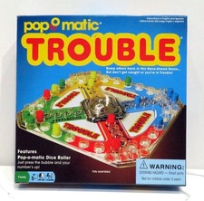 2013 Pop O Matic TROUBLE #1176 Pop-Up Dice Racing Chasing Game Hasbro Eng/Span