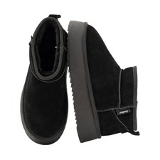 NWT Suede Faux Fur Lining Anti-Slip Warm Winter Booties 9