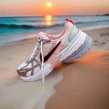 Nike V2K Run Trainers Size UK 9.5 Legend Pink/White/Black Unisex New Authentic