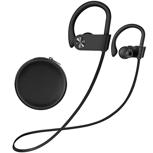 Bluetooth Headphones, 5.3 Wireless Sports Earbuds IPX7 Waterproof with Mic,