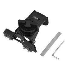 Black Car Radio Antenna Bracket, Adjustable Mobile, Stainless Steel, Clip Mount