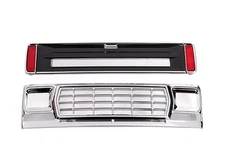 Traxxas 1/18 TRX-4MT Monster Truck * Front Grille & Tailgate Panel, Black * 9819