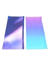 Lot of 2 Purple Ombre Gaiter Masks - Stylish & Versatile for Daily Use