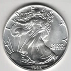 1988 WALKING LIBERTY AMERICAN EAGLE .999 FINE SILVER DOLLAR COIN 1oz. $1 USA