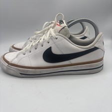 Nike Court Legacy - White/Desert Ochre/Team Orange/Black - Youth 5.5/Womens 7