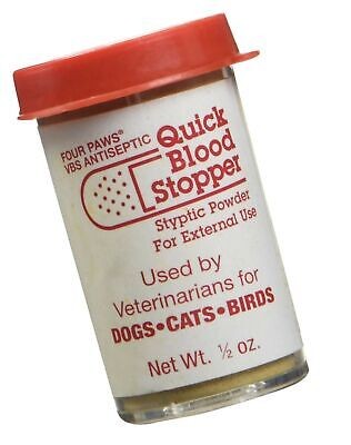 Four Paws Quick Blood Stop Powder Antiseptic Styptic for Pets- 0.5oz Each 2 Pack - Bild 7 von 7