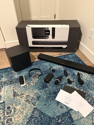 Bose Soundbar 500 Smart Speaker w/ Bass Module 500 System Bundle *Excellent*