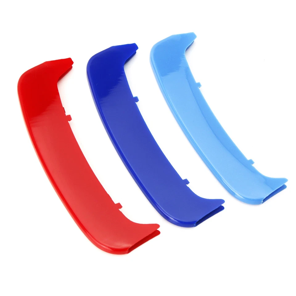 ///M-Color Grille Insert Trims For 96-99 BMW E36 3 Series w/11 Beam Kidney Grill - Image 2 of 4