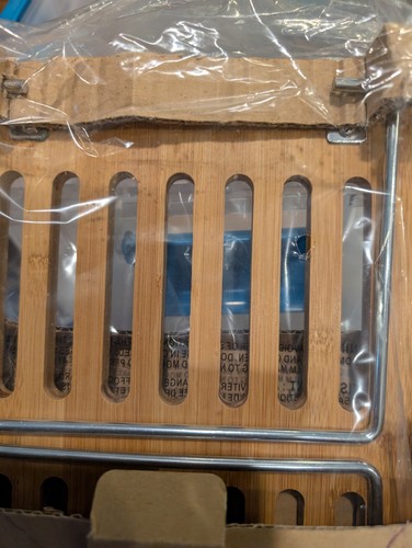 NEU Avon Bambus Küche Schrank Theke Regal Aufbewahrung Organizer LESEN - Bild 4 von 6
