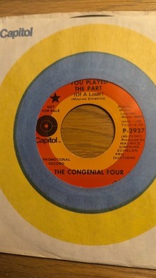 CONGENITAL FOUR YOU PLAYED THE PART (OF A LOSER) CAPITOL PROMO 