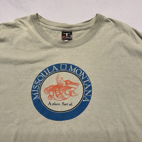 Camiseta vintage Missoula Montana A Place tipo sello XXL - Imagen 3 de 6