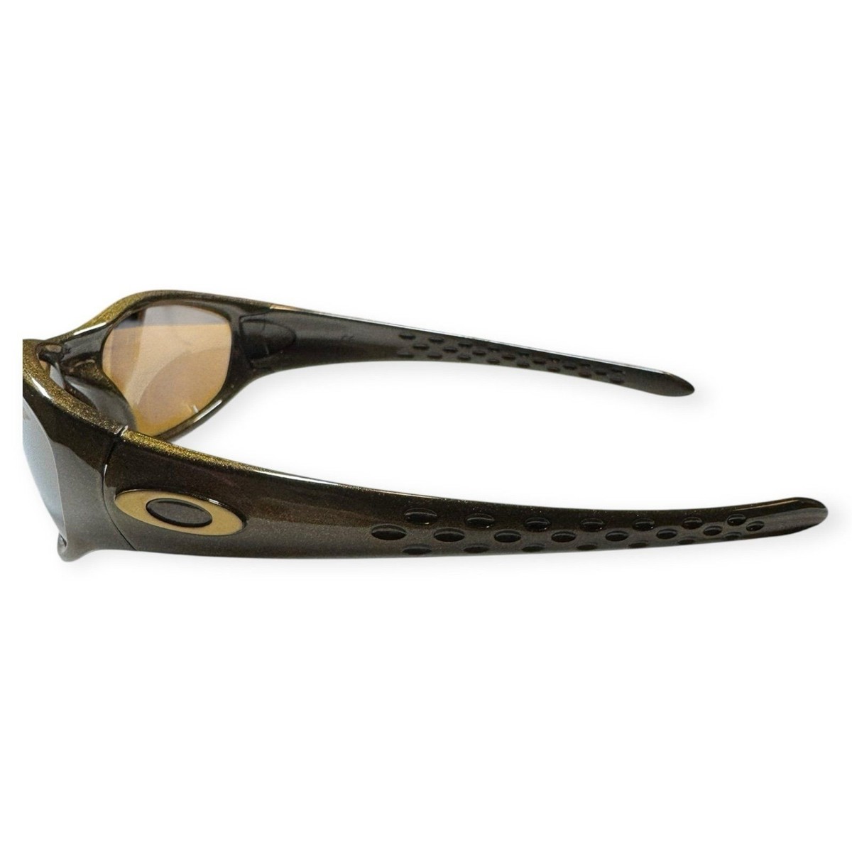 Oakley Ten X Polarized Sunglasses Gold Black Frame with Gold