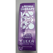 Aroma Therapy Kukka Massage Oil Lavender,Sweet Orange,Sweet Almond, Vitamin E