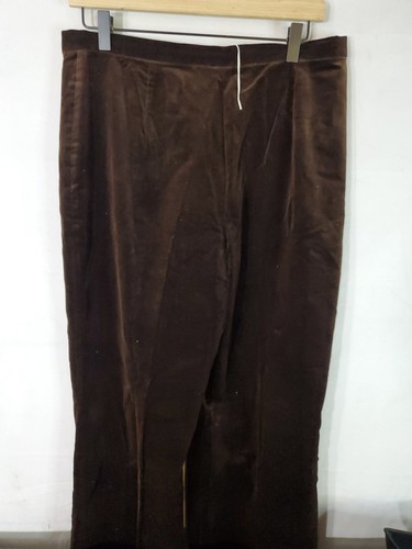 F.a. Chatta Bell Bottom Pants Women's Size 16 Suede Vintage 1970s Hippie Boho - Picture 6 of 14