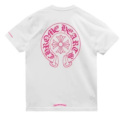 Chrome Hearts Exclusive RARE Horse Shoe Logo Pocket T-Shirt White