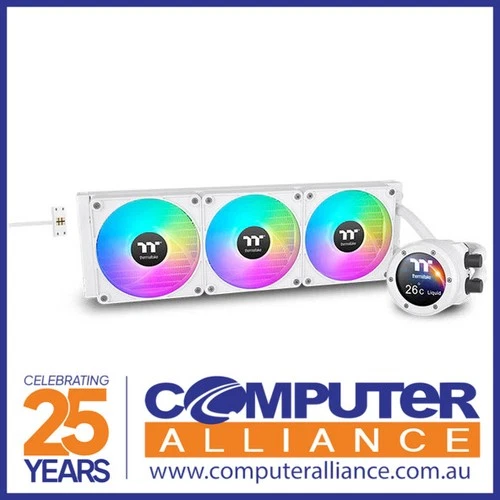 Thermaltake TH420 V2 Ultra EX ARGB Magnetic Connect Liquid Cooler with LCD Displ