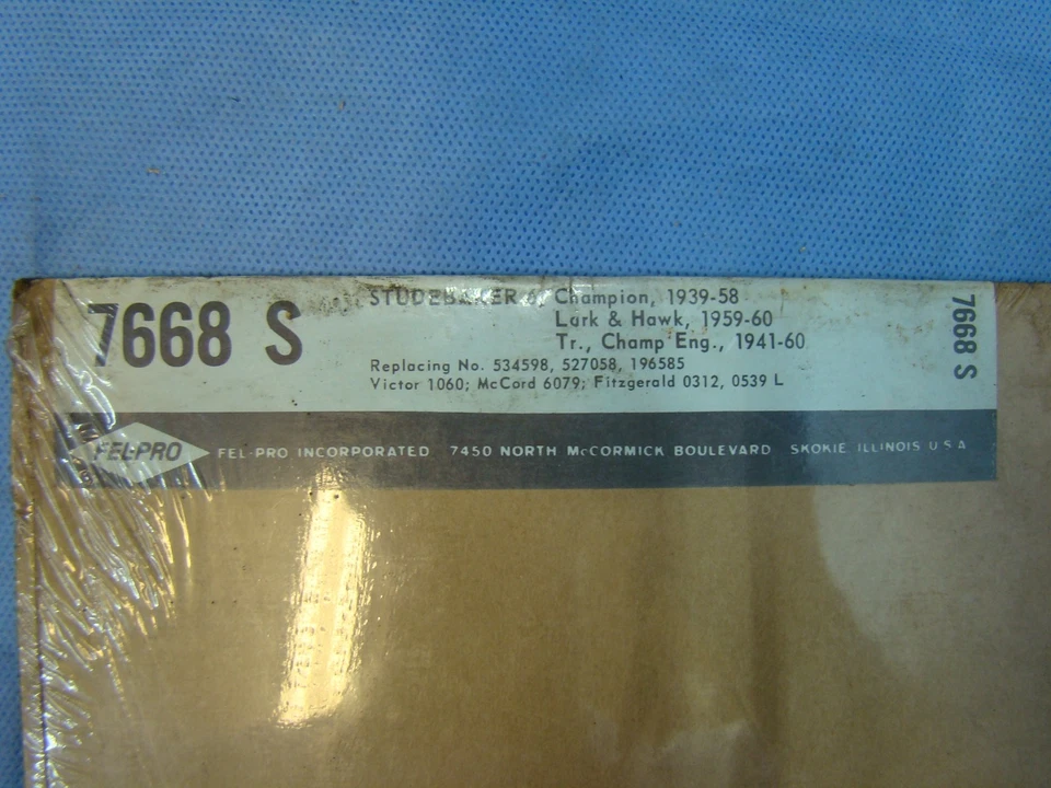 Junta de cabeza Studebaker Champion Hawk Lark 1939-1960 Foto 2 de 2