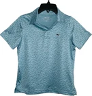 Vineyard Vines On The Go Sankaty Boy’s Polo Shirt Shark Print Size Small (8-10)