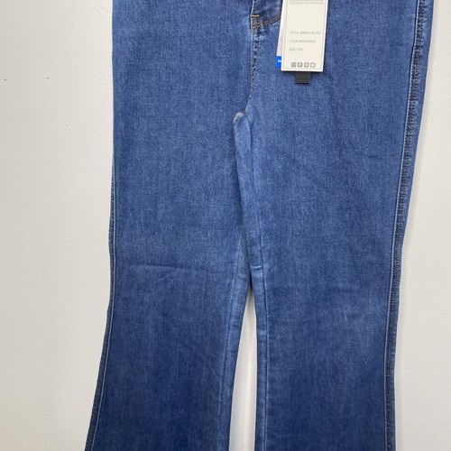 Judy Blue Jeans Lily Womens 3/26 Blue Flare High Waist Raw Hem Tummy Control NEW - Picture 3 of 12