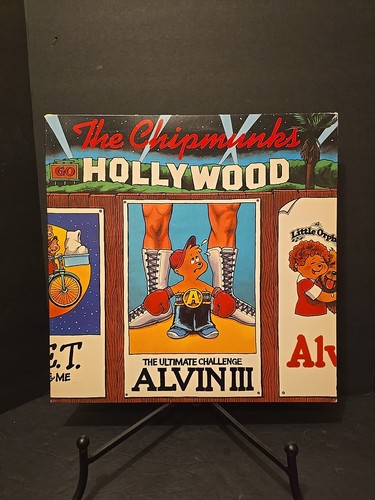 The Chipmunks Go Hollywood The Ultimate Challenge Alvin III 3 1982 Vinyl LP NM - Picture 1 of 6