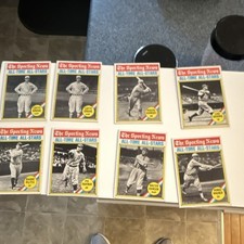 The Sporting News All-Time All-Stars Baseball Card Lot 8 MLB Grove Ruth