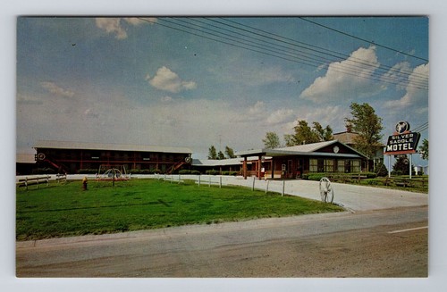 Smith Center KS-Kansas, Silver Saddle Motel, publicidad, postal vintage - Imagen 1 de 2