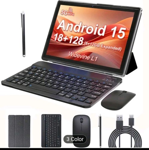 Laptop With Tablet Android 15 And 18g+128gb And 6+12gb - Picture 1 of 8