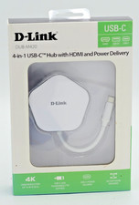 D-Link 4-in-1 USB-C Hub w/ Power Delivery, HDMI 1.4 & 2 USB 3.0 DUB-M420-US