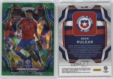 2024 Panini Prizm CONMEBOL Copa America Green Ice Prizm Erick Pulgar #48
