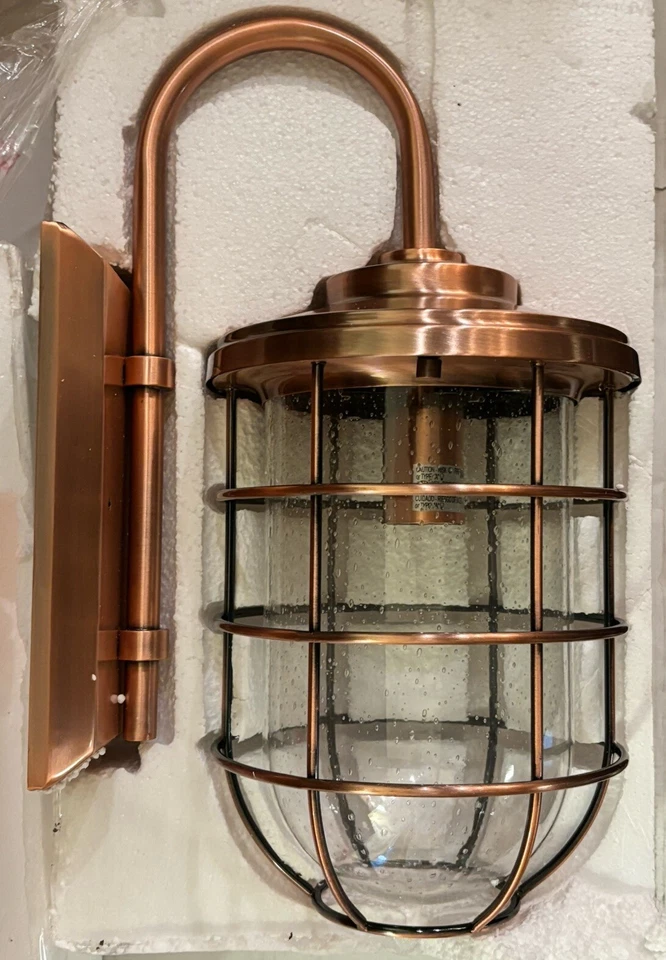 Westinghouse 6347900 Ferry 1-ламповый уличный настенный светильник из промытой меди ЧИТАЙТЕ - Изображение 3 из 4