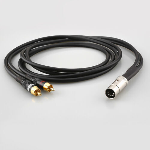 2feet 5Pin DIN zu 2RCA Audio Kabel OCC Kupfer Verbindungskabel für CD-Player - Bild 6 von 10
