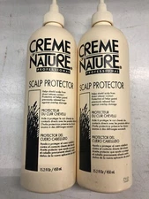 LOT OF 2 PC CREME OF NATURE PROFESSIONAL SCALP PROTECTOR PERM OR KERATIN 15.2 oz