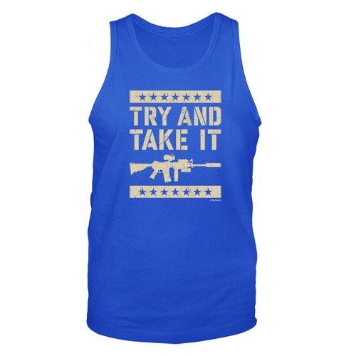 Camiseta sin mangas Try and take it 2nd Amendment Constitution Seguridad Nacional Patriot - Imagen 5 de 6