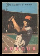 1967 Venezuela Topps #82 Rene Paredes GD (Creases)