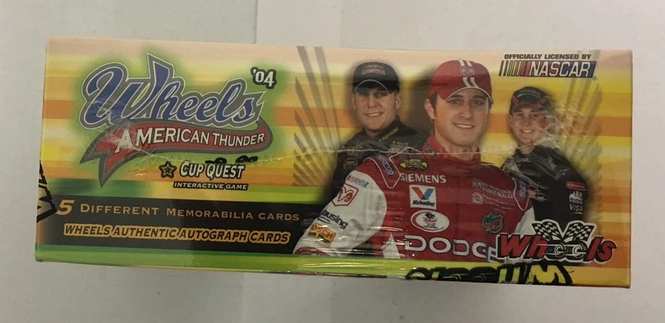 2004 Wheels American Thunder Factory Sealed NASCAR Racing Hobby Edition Box - Image 2 of 4