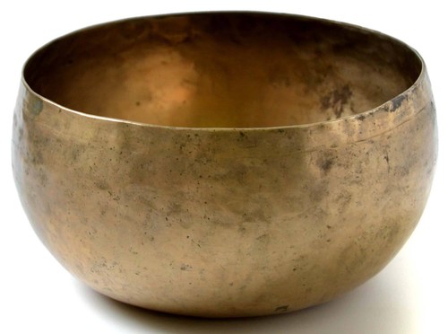 Bandeja de sonido tibetana tipo Khopre 500 - 550 g con cojín de anillo y barra de fricción - Imagen 2 de 8