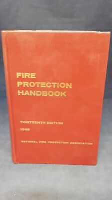 Fire Protection Handbook, Thirteenth Edition, 1969, Tryon and McKinnon,  230609