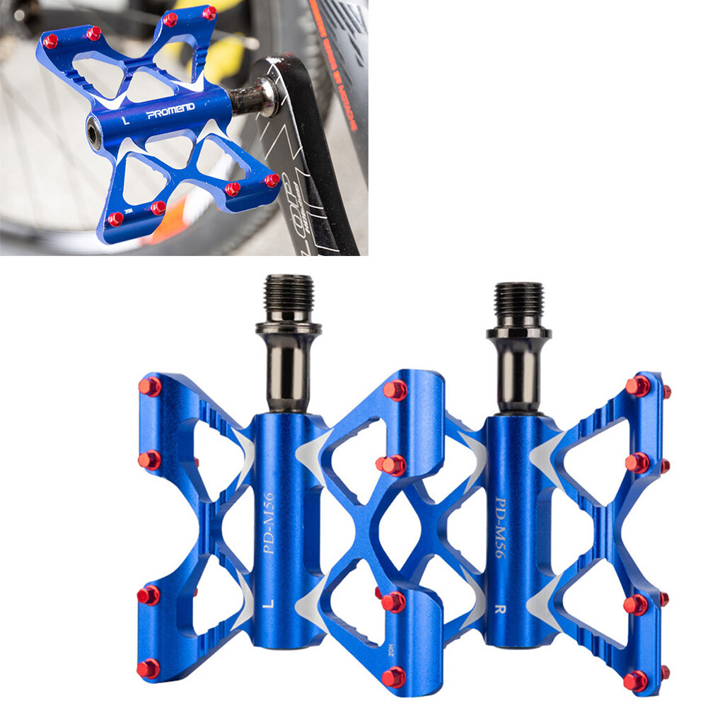 PROMEND MTB ROAD Bike Ultralight Aluminum Pedals Bicycle Flat Pedal 3 Bearing