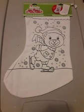 Create Basics Zrób to sam Drukowane świąteczne pończochy Niedźwiedź