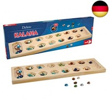 Noris 606101981 Deluxe Kalaha, einfaches und taktisches Steinchenspiel ab 6