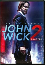 John Wick: Chapter 2 (DVD, 2017) Keanu Reeves, Laurence Fishburne
