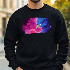 Crow Anime Style Sweatshirt Cosy and Perfect for Any Occasion S to 4XL