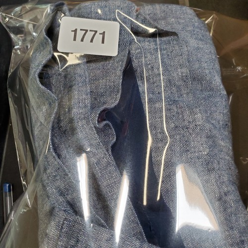 The Limited Womens Chambray Linen Blend Lined Mini Skirt Blue Size 12 - Picture 11 of 11