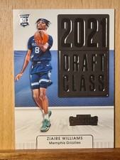 Ziaire Williams #10 2021-22 Contenders 2021 Draft Class Rookie PK1A